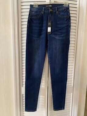 Fashion Nova Jeans Size 7 Kiley Control Curvy Stretch Skinny Denim Casual NWT
